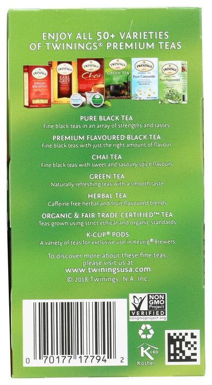 Product image of Twinings Decaffeinated Green Tea 1.41 oz 1.41 oz Pack of 3