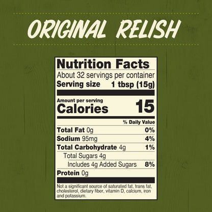 Product image of Wickles Pickles Original Relish Hot and Sweet Wickedly Delicious Sweet and Spicy Each 16 oz 16 oz Pack of 3