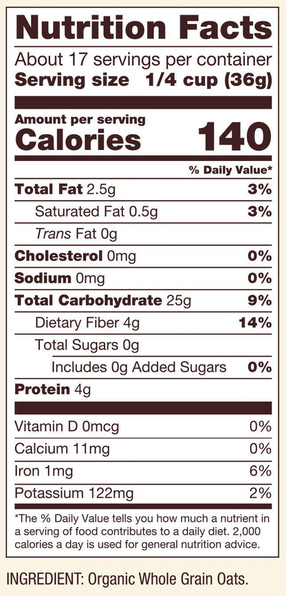 Product image of Bob's Red Mill Organic Quick Cook Steel Cut Oats 22 oz 22 oz