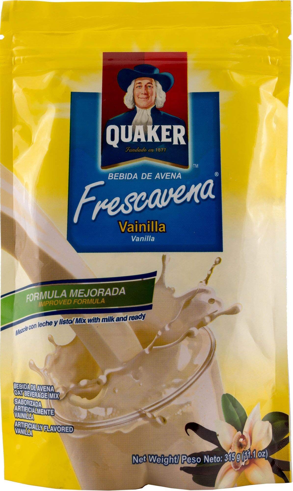 Product image of Quaker FrescAvena Vanilla Flavor Oat Beverage Mix 11.1 oz 11.1 oz