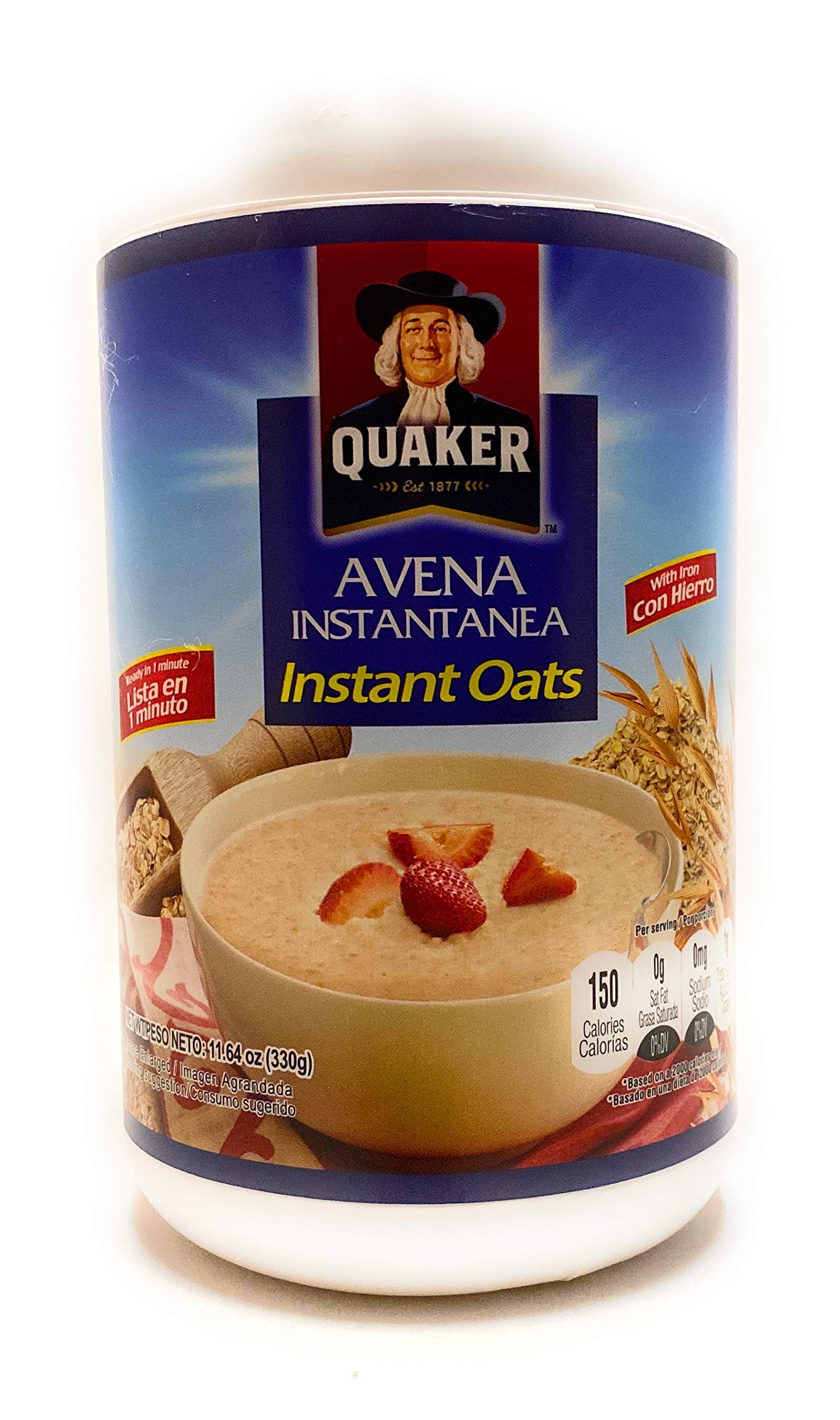 Product image of Quaker Instant Oats Avena Iron Cereal Mix 11.6 oz 11.6 oz