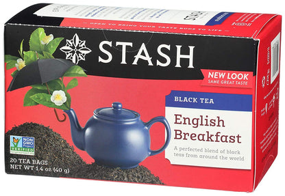 Product image of Stash Tea English Breakfast Black Tea 20 ct Tea Bags Pack of 2