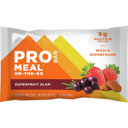 Product image of Probar Meal Bar Superfruit Slam Organic Gluten Free Non-GMO Plant-Based Protein 5g Fiber 0.28 oz 5 g Pack of