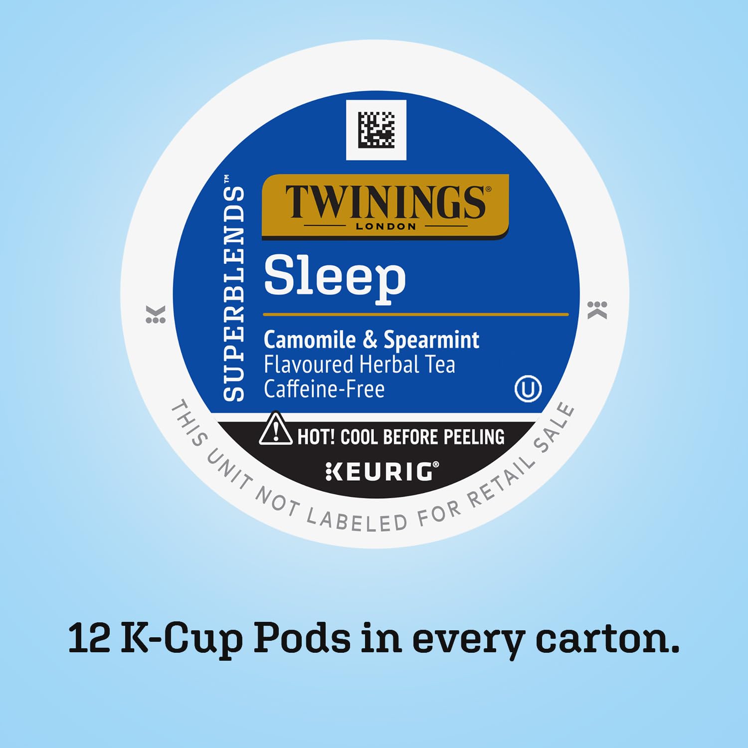 Product image of Twinings Herbal Tea K-Cup Pods Nightly Calm Caffeine-Free Chamomile Spearmint Lemongrass 12 ct Pack of 2