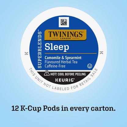 Product image of Twinings Herbal Tea K-Cup Pods Nightly Calm Caffeine-Free Chamomile Spearmint Lemongrass 12 ct Pack of 2