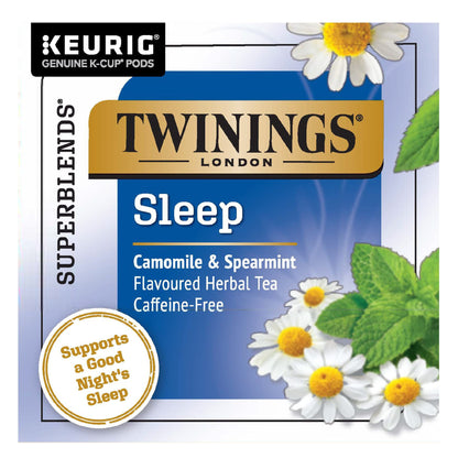 Product image of Twinings Herbal Tea K-Cup Pods Nightly Calm Caffeine-Free Chamomile Spearmint Lemongrass 12 ct Pack of 2