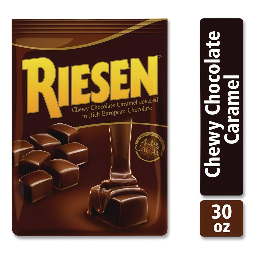 Product image of Riesen Chewy Chocolate Caramel Covered in Rich European Chocolate Bag 30 oz 30 oz