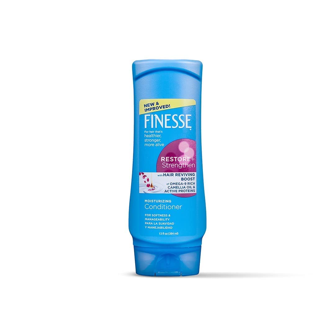 Product image of FINESSE Restore + Strengthen Moisturizing Conditioner 13 oz 13 oz Pack of 6