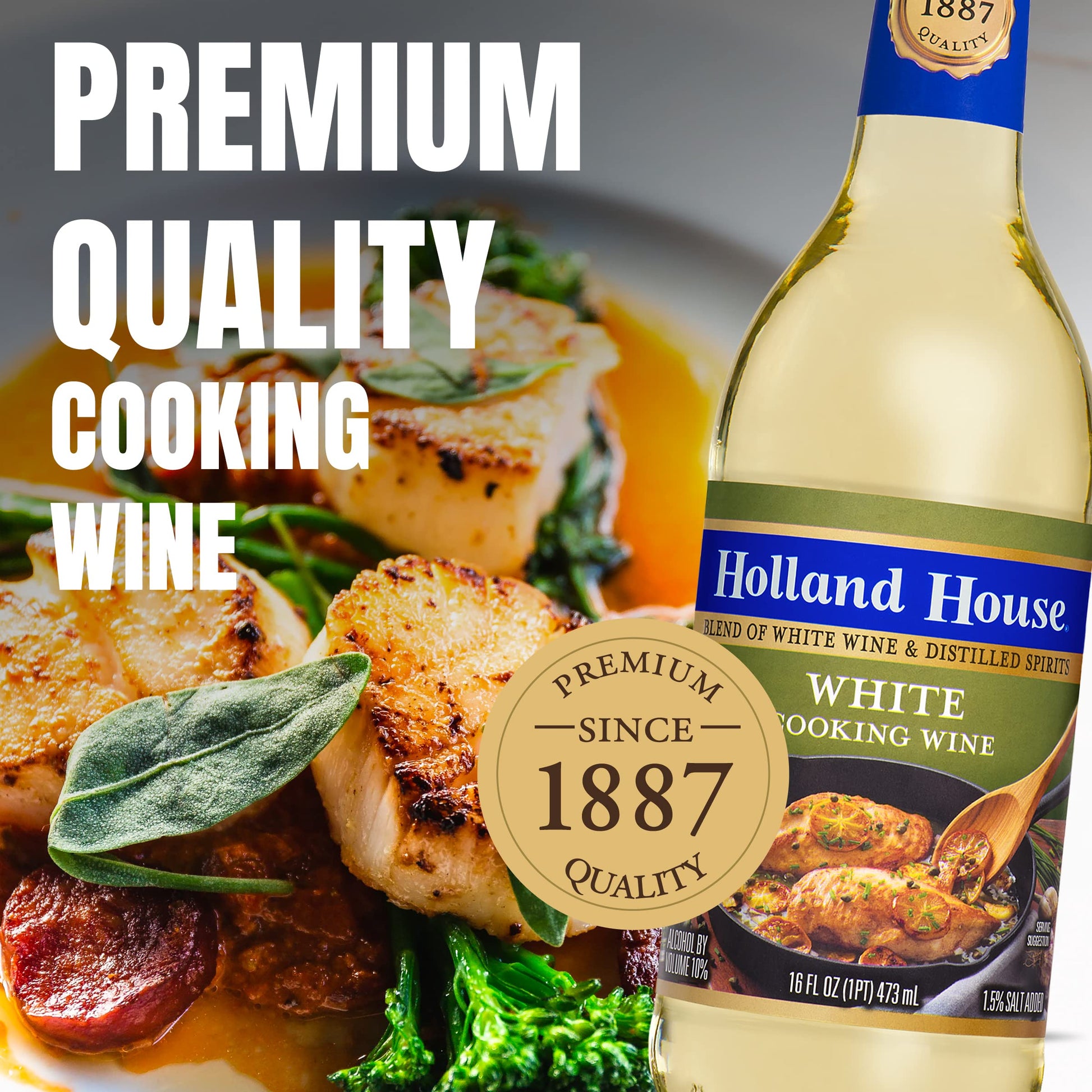 Product image of Holland House Cook Wine White 16 fl oz 16 fl oz
