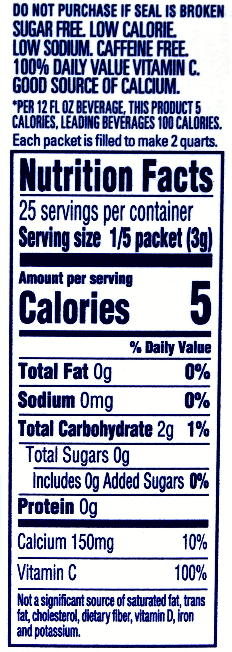Product image of Crystal Light Classic Orange Drink Mix 10-Quart Box