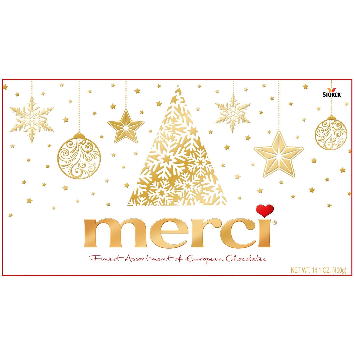 Product image of Merci Finest Christmas Assorted Chocolate Candy Gift Box 14.1 oz 14.1 oz