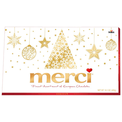 Product image of Merci Finest Christmas Assorted Chocolate Candy Gift Box 14.1 oz 14.1 oz