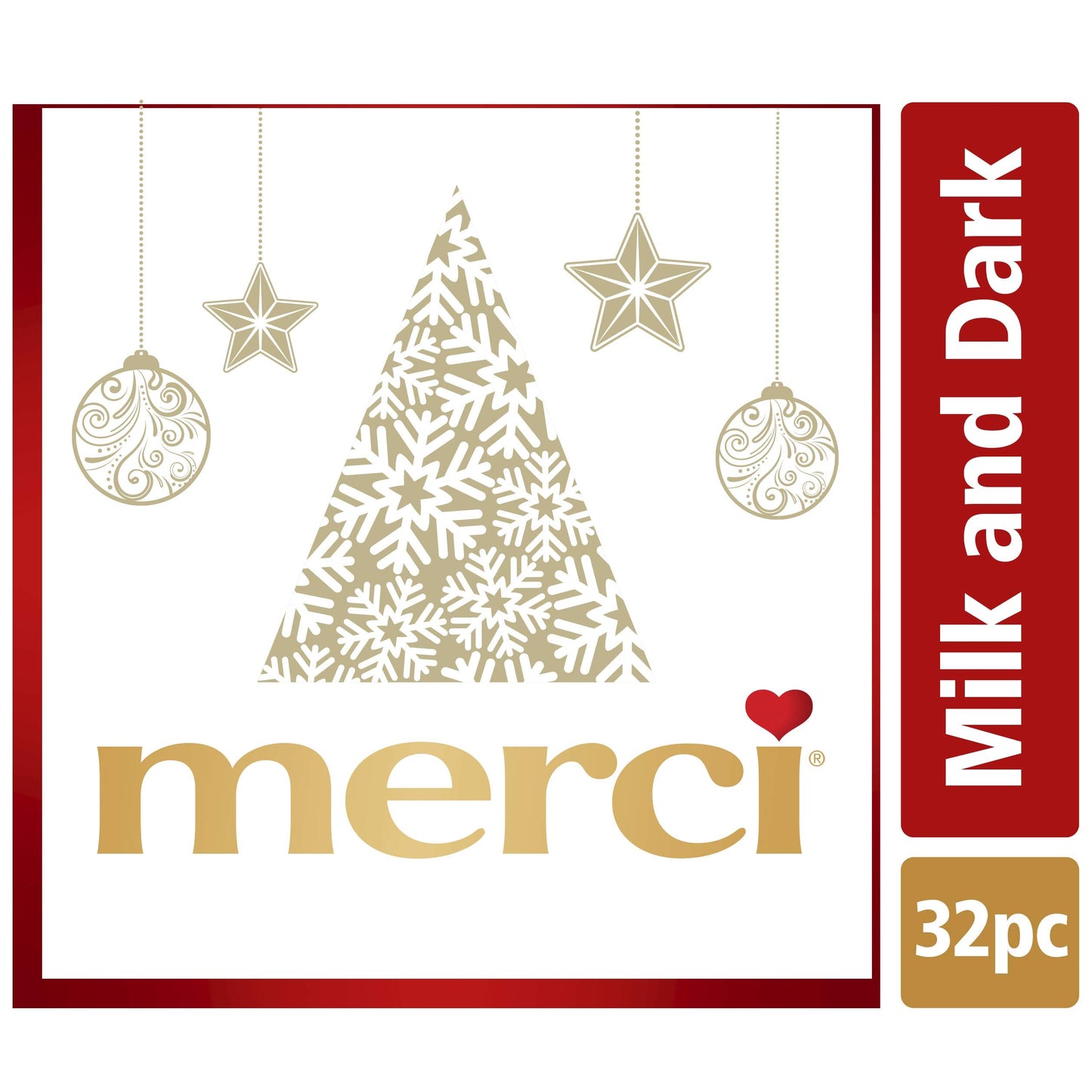 Product image of Merci Finest Christmas Assorted Chocolate Candy Gift Box 14.1 oz 14.1 oz