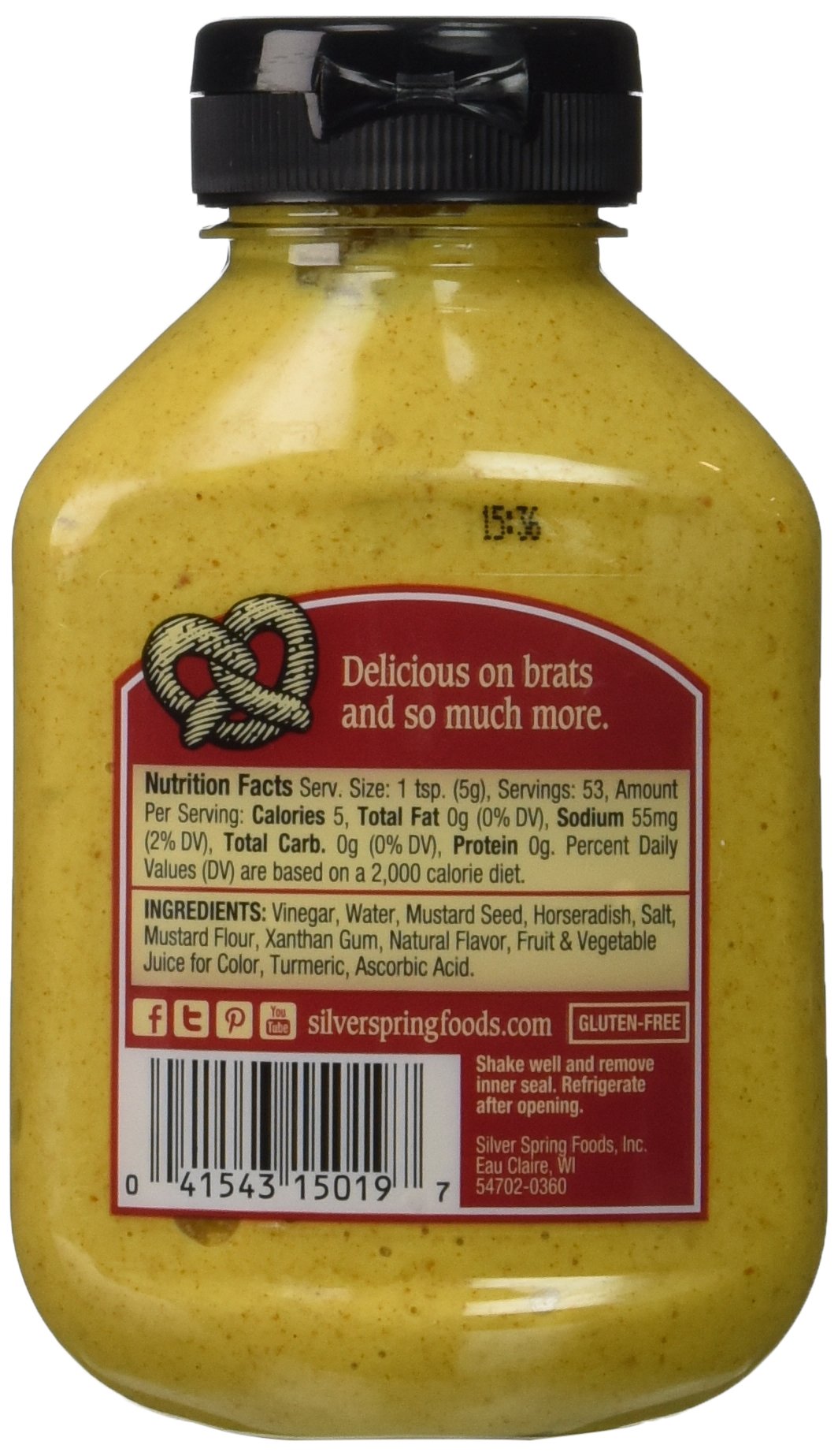 Product image of Silver Springs Beer and Brat Mustard 9.5 oz 9.5 oz Pack of 4