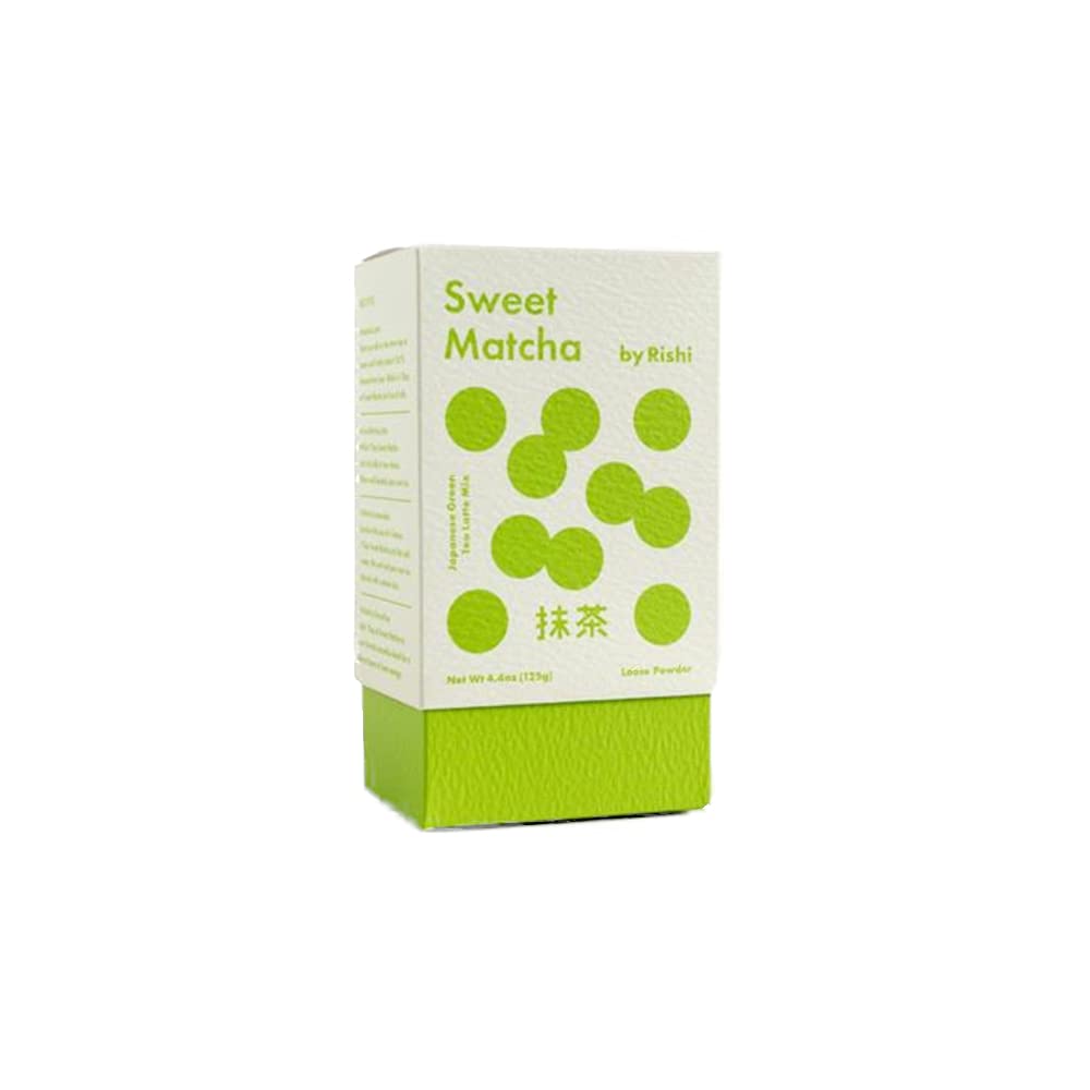 Product image of Rishi Tea Sweet Matcha Japanese Green Tea Powder Matcha Latte Powder Naturally Sweet Certified Kosher Makes
