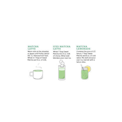 Product image of Rishi Tea Sweet Matcha Japanese Green Tea Powder Matcha Latte Powder Naturally Sweet Certified Kosher Makes