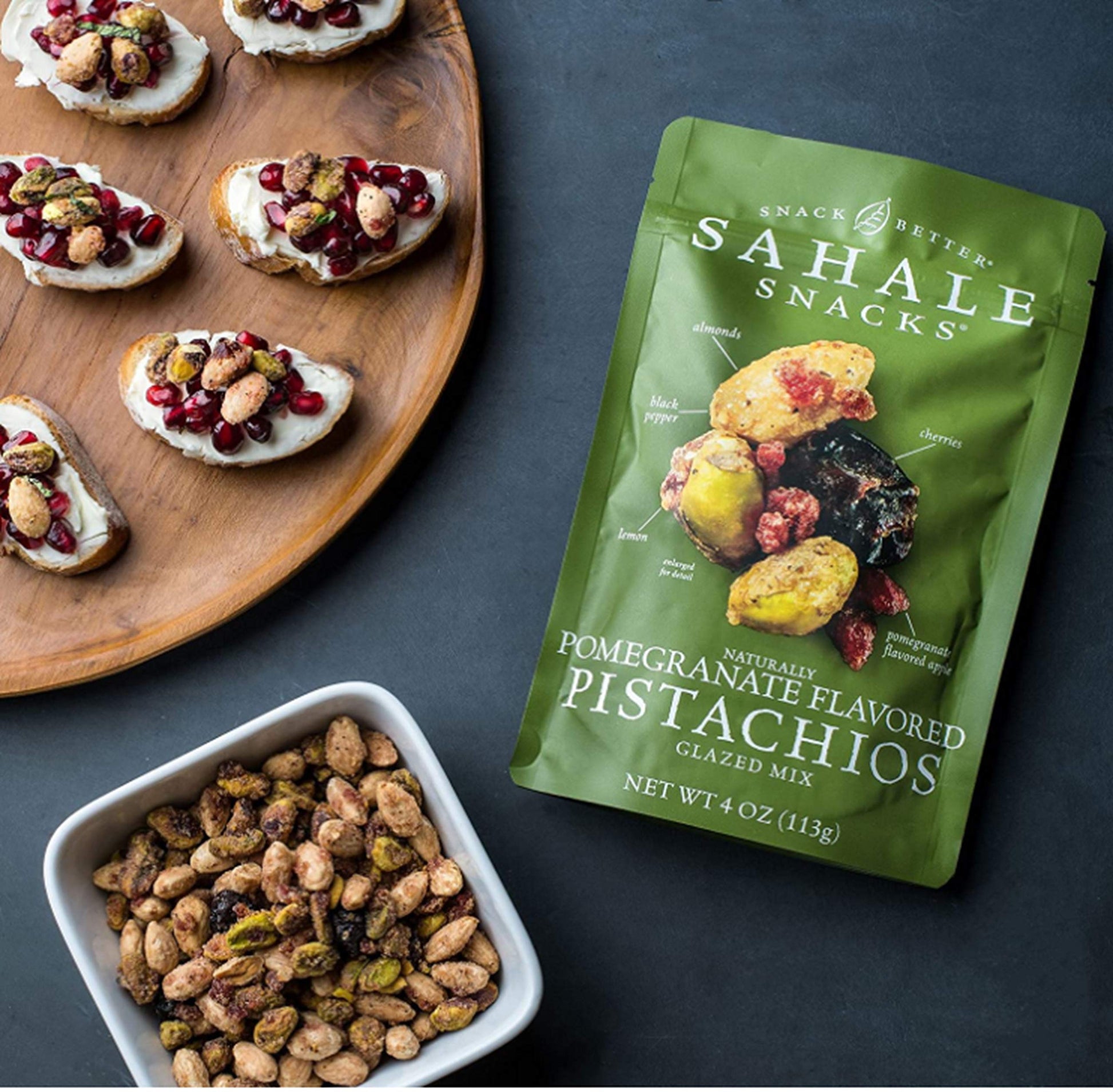 Product image of Sahale Snacks Pomegranate Flavored Pistachios Glazed Mix 4 oz 4 oz