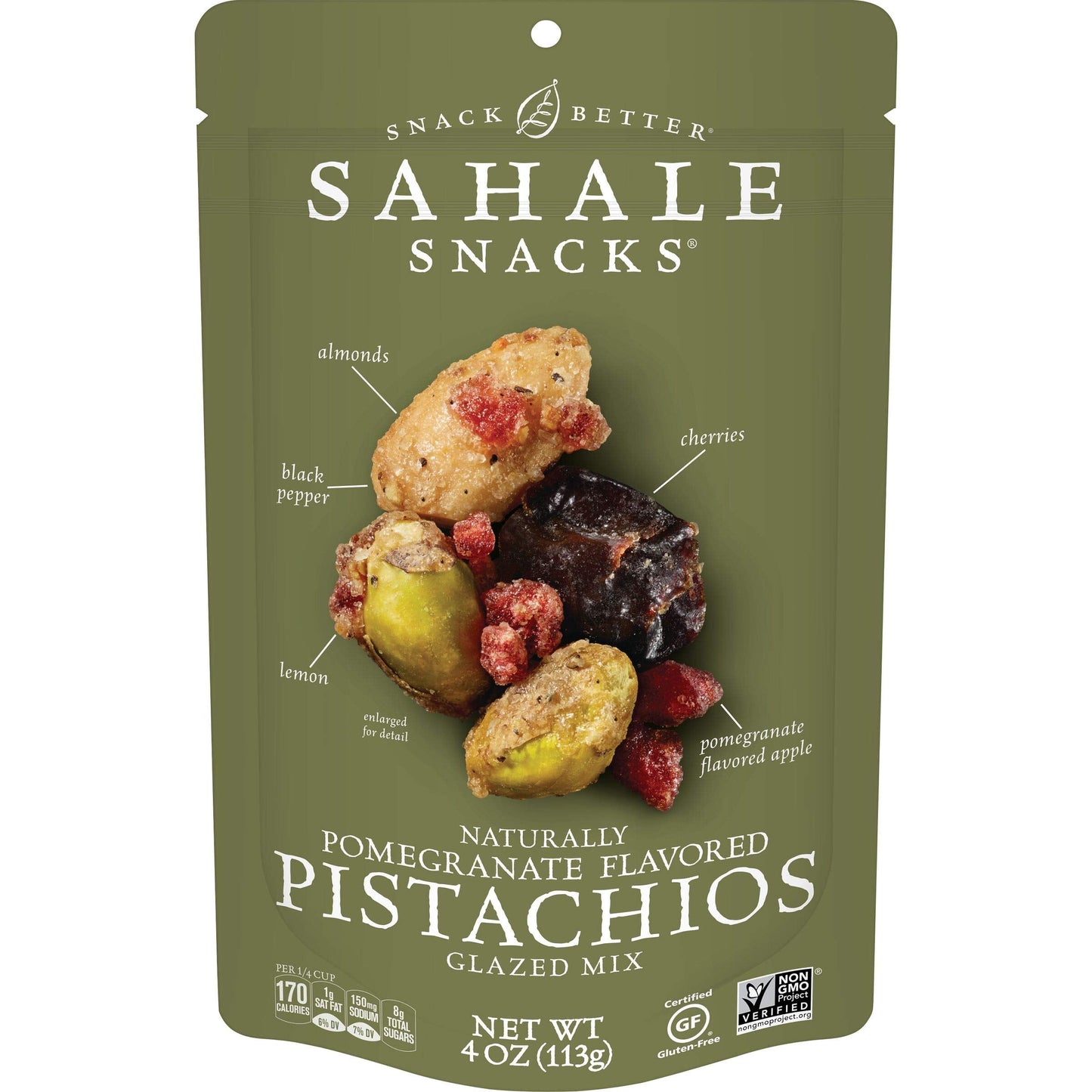 Product image of Sahale Snacks Pomegranate Flavored Pistachios Glazed Mix 4 oz 4 oz