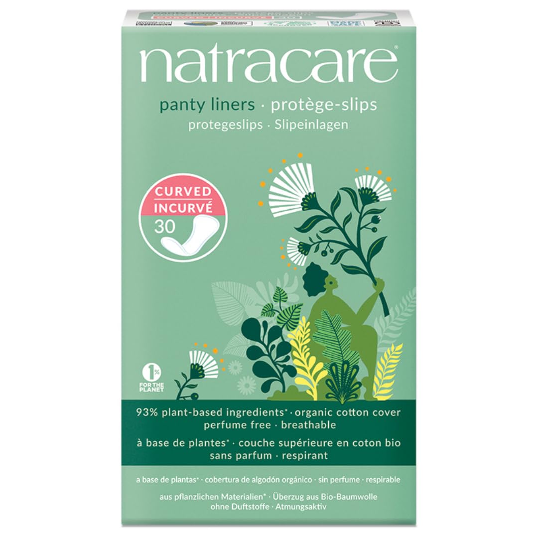 Product image of Natracare Panty Liners Curved 30 ct Pack of 6