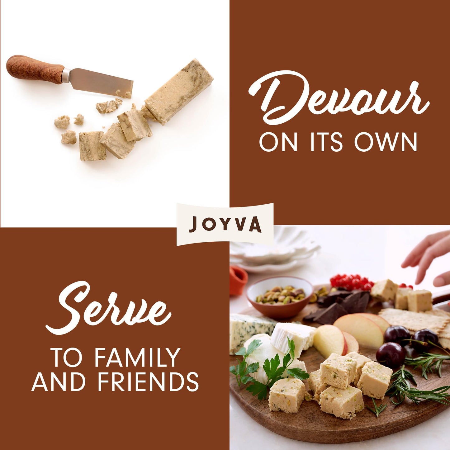 Product image of JOYVA Chocolate Covered Halvah Sesame Treat Dairy Free Gluten-Free Kosher Parve Handcrafted in Brooklyn 1.75