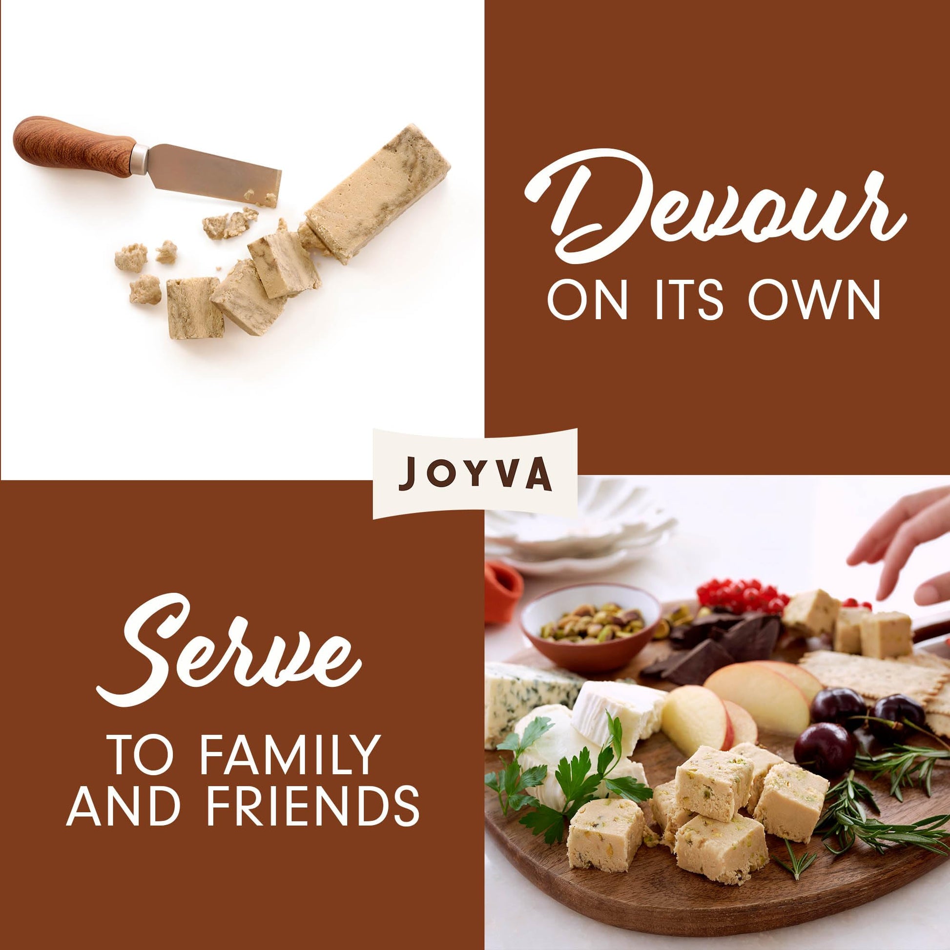 Product image of JOYVA Chocolate Covered Halvah Sesame Treat Dairy Free Gluten-Free Kosher Parve Handcrafted in Brooklyn 1.75