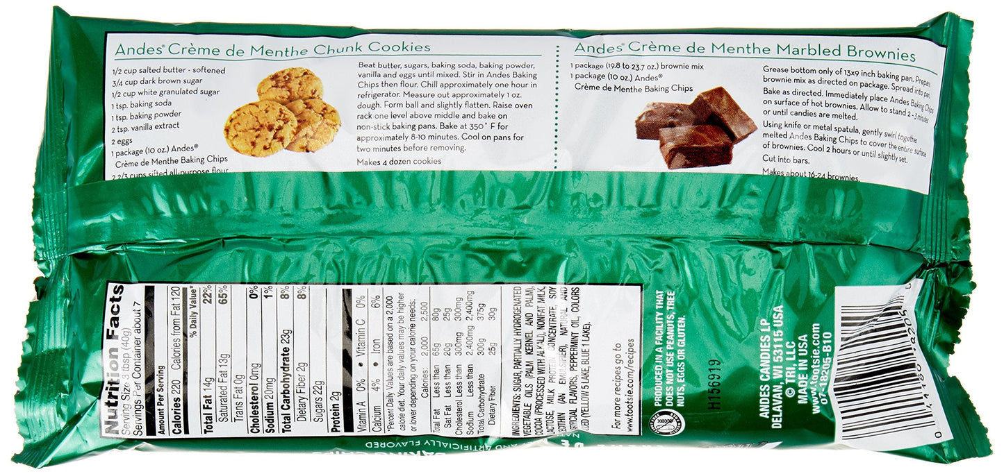 Product image of Andes Creme De Menthe Baking Chips 10 oz 10 oz