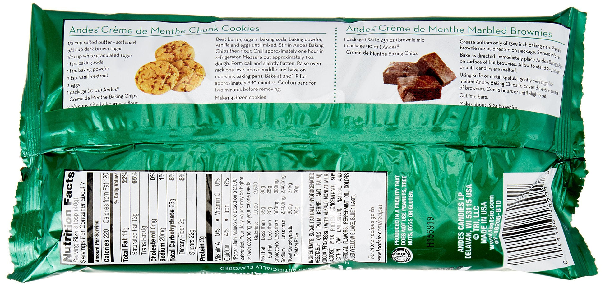 Product image of Andes Creme De Menthe Baking Chips 10 oz 10 oz