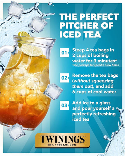 Product image of Twinings Lemon and Ginger Herbal Tea 50 ct 50 Count
