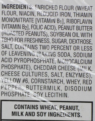 Product image of Austin Cheese Crackers Peanut Butter 1.38 oz 1.38 oz Pack of 27