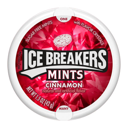 Product image of Ice Breakers Cinnamon Sugar Free Mints Tins 1.5 oz 1.5 oz Pack of 8