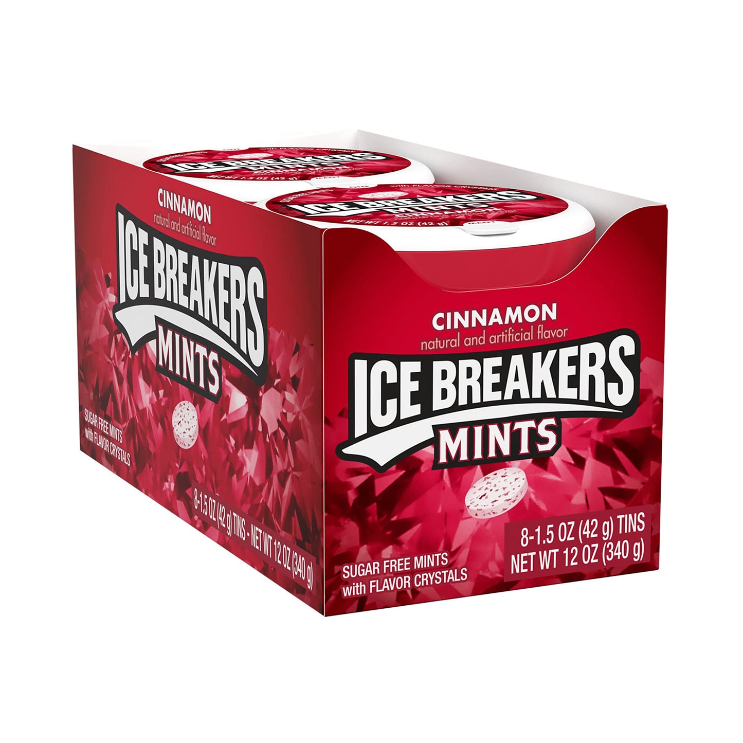 Product image of Ice Breakers Cinnamon Sugar Free Mints Tins 1.5 oz 1.5 oz Pack of 8