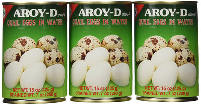 Product image of Aroy-D Quail Egg Canned Food Cans 15 oz 15 oz Pack of 3