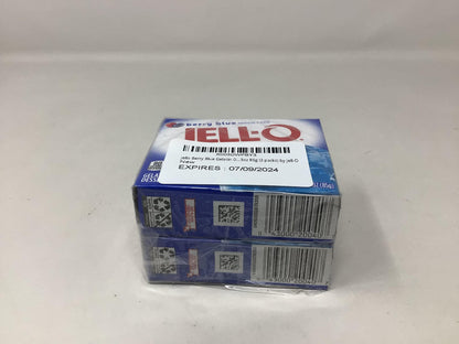 Product image of Jell-O Berry Blue Gelatin Dessert Mix Box 3 oz 3 oz Pack of 2