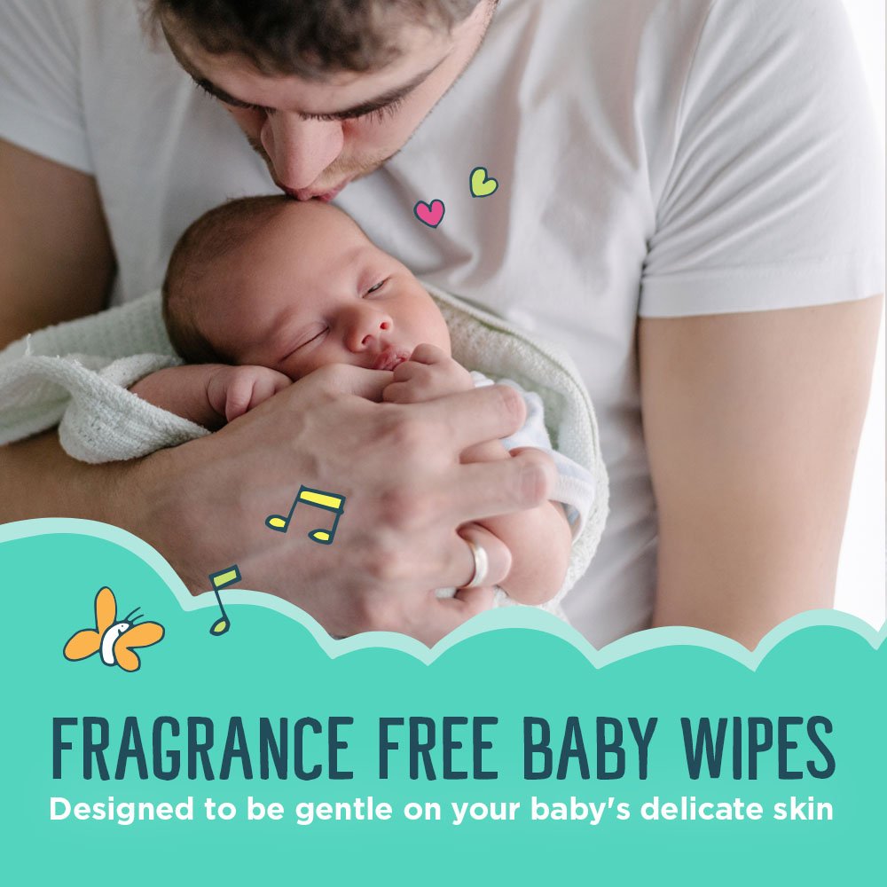 Product image of Seventh Generation Baby Wipes Unscented Sensitive 64 ct Pack of 2