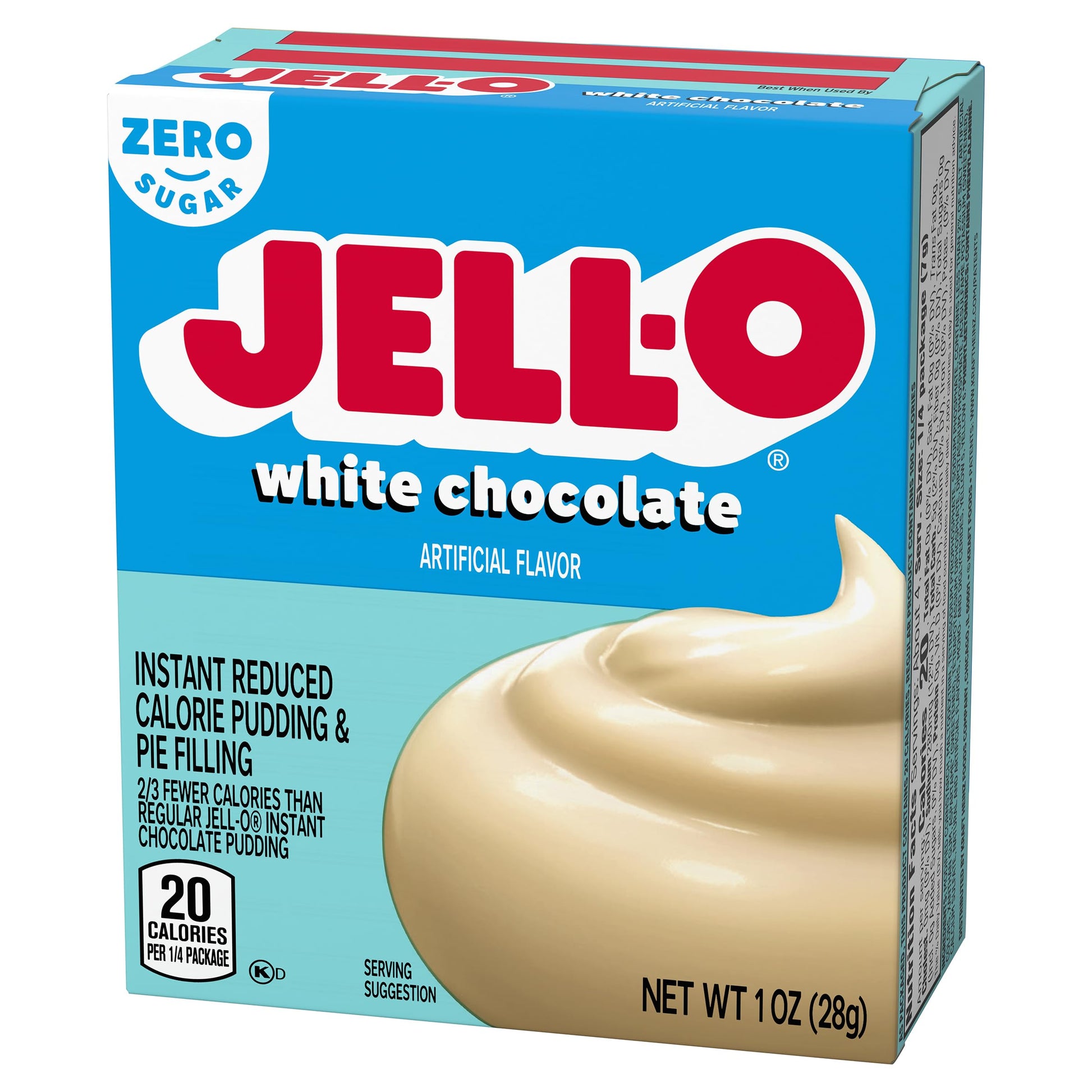Product image of Jell-O Sugar-Free Instant Pudding and Pie Filling White Chocolate 1 oz 1 oz Pack of 4