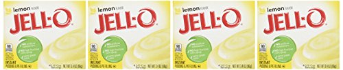 Product image of Jell-O Lemon Flavor Instant Pudding and Pie Filling 3.39 oz 3.39 oz Pack of 4