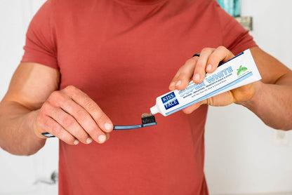 Product image of Kiss My Face Triple Action Toothpaste SLS and Fluoride Free Removes Plaque Prevents Tartar Strengthens
