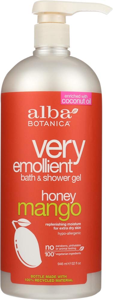 Product image of Alba Botanica Very Emollient Bath and Shower Gel Honey Mango 32 oz 32 oz Pack of 2