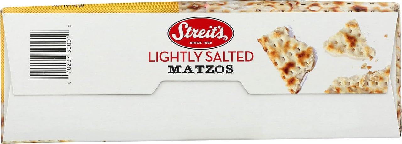 Product image of Streit's Lightly Salted Matzo 11 oz 11 oz Pack of 5