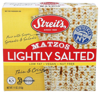 Product image of Streit's Lightly Salted Matzo 11 oz 11 oz Pack of 5