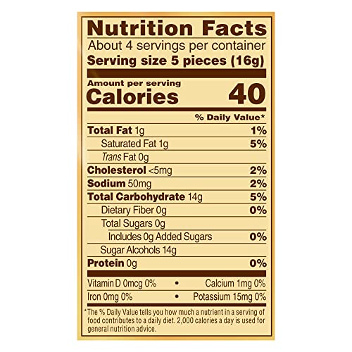 Product image of Werther's Original Hard Sugar Free Caramel Chocolate Candy Bags 2.35 oz 2.35 oz Pack of 12