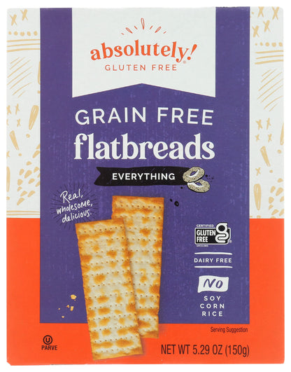 Product image of Absolutely Gluten Free Everything Flatbread 5.29 oz 5.29 oz