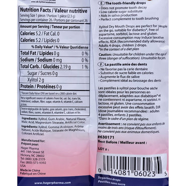 Product image of Hager Pharma Dry Mouth Drops Xylitol Cherry 2 oz 2 oz Pack of 3