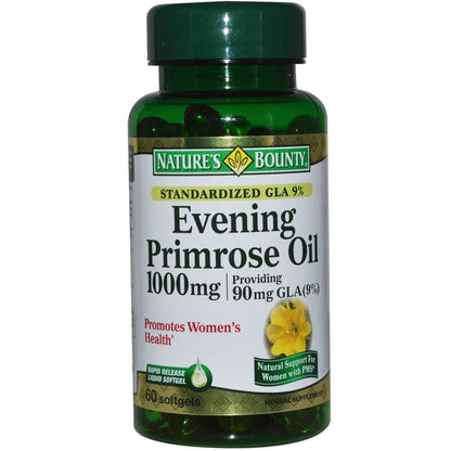 Product image of Nature's Bounty Evening Primrose Oil Softgels 1000mg 60 ct Pack of 2