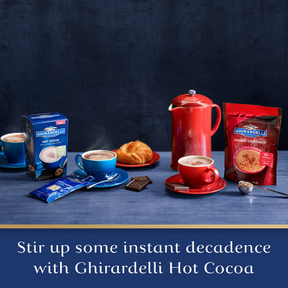 Product image of Ghirardelli Double Chocolate Premium Hot Cocoa 10.5 oz 10.5 oz Pack of 6