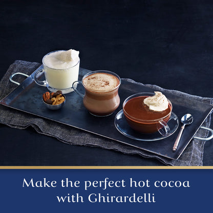Product image of Ghirardelli Double Chocolate Premium Hot Cocoa 10.5 oz 10.5 oz Pack of 6