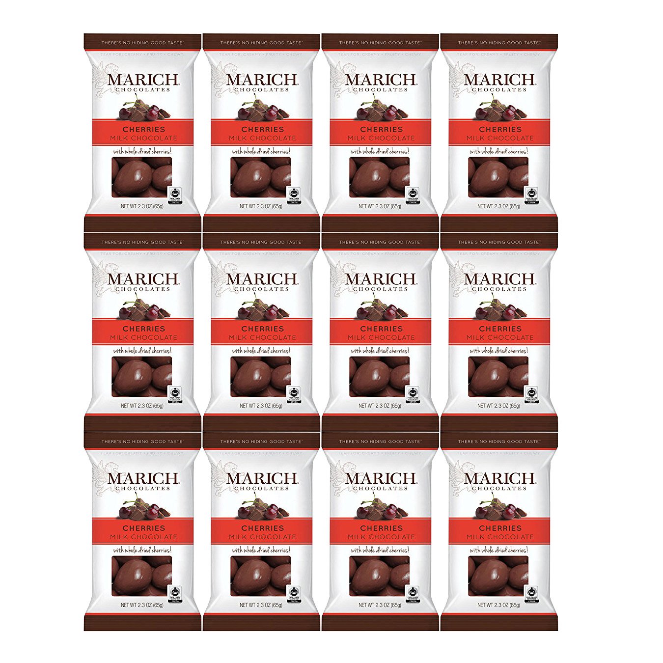 Product image of Marich Chocolate Cherries 2.3 oz 2.3 oz Pack of 12