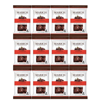 Product image of Marich Chocolate Cherries 2.3 oz 2.3 oz Pack of 12