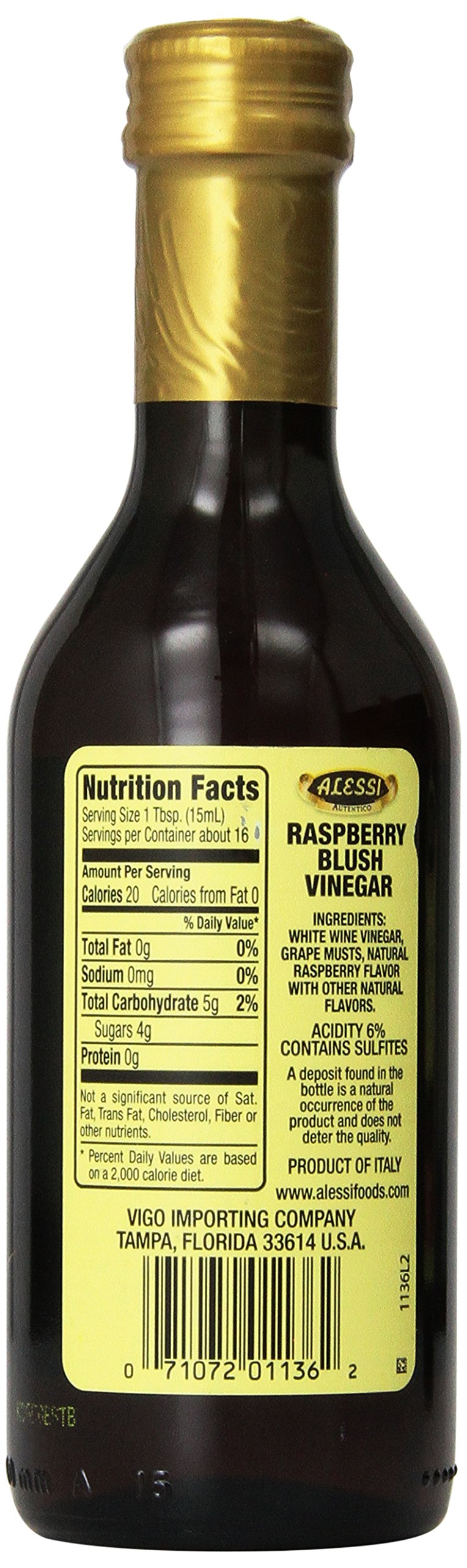 Product image of Alessi Raspberry Vinegar 8.5 fl oz 8.5 fl oz Pack of 2