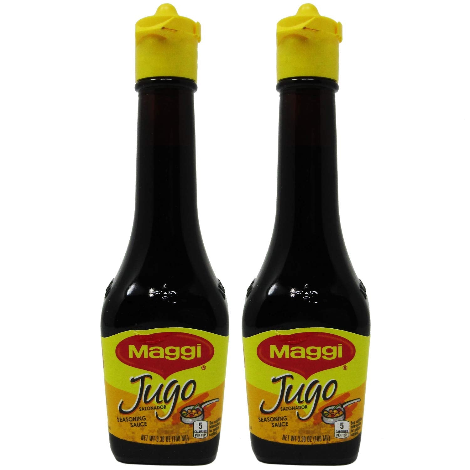 Product image of Jugo Maggi Seasoning Sauce Glass Bottles 3.38 oz 3.38 oz Pack of 2